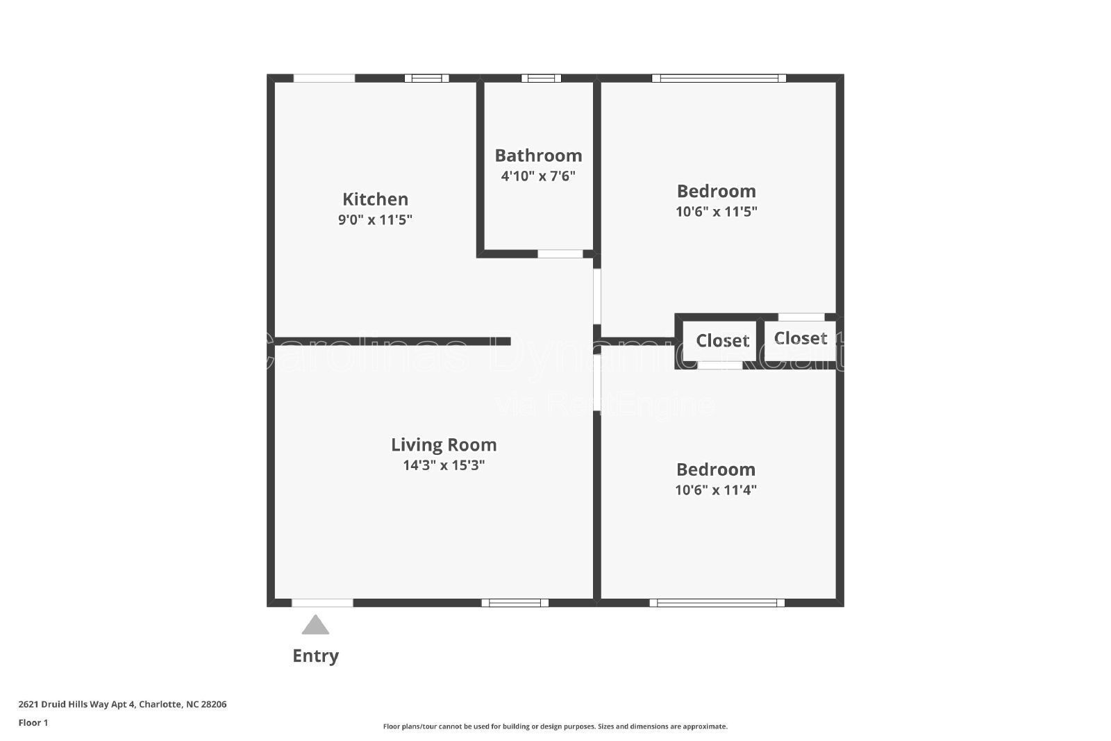 2 Bedrooms | 1 Bath | Hardwood Floors | Fresh Paint | Private Deck property image