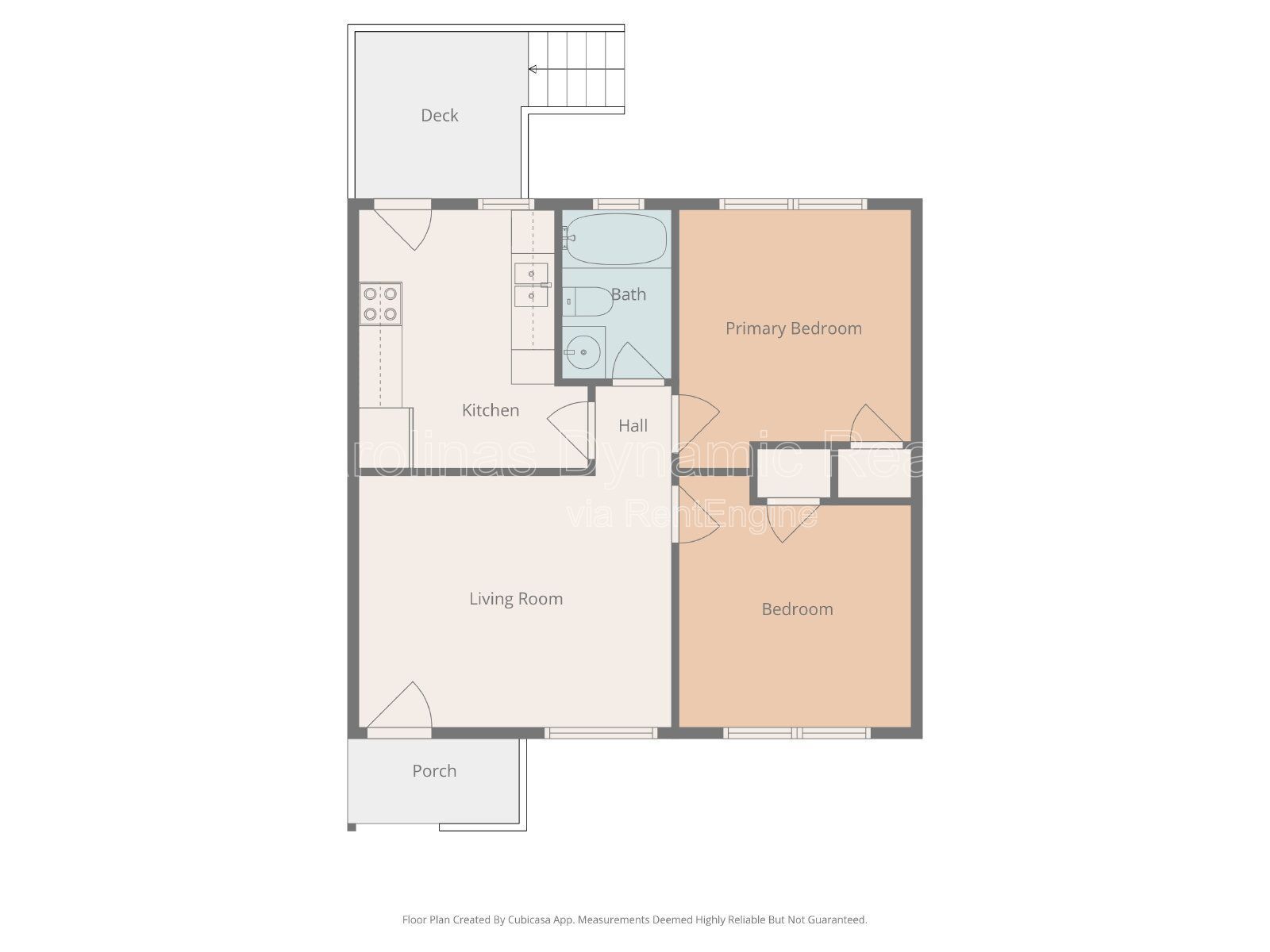 2 Bedrooms | 1 Bath | Hardwood Floors | Fresh Paint | Private Deck property image