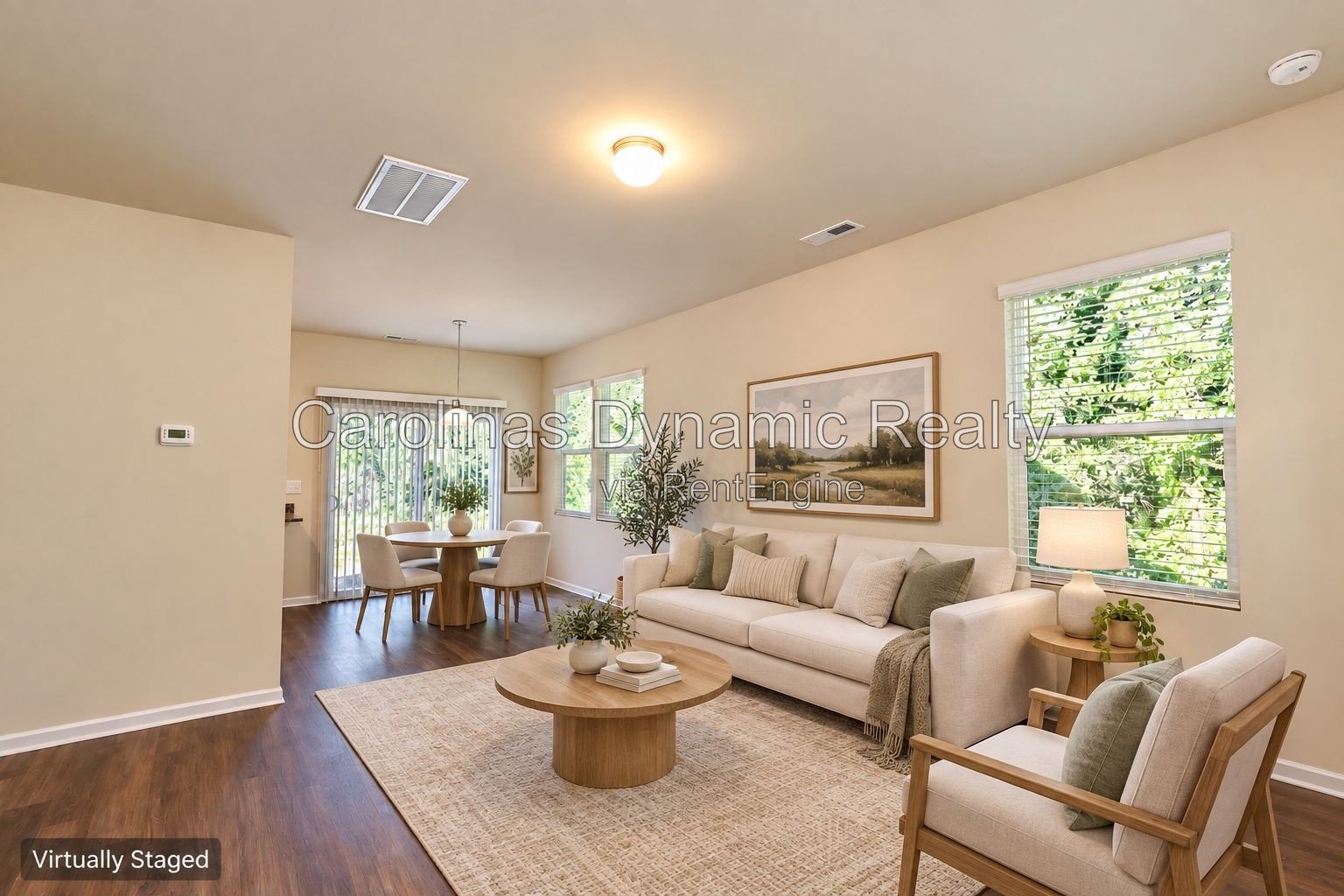 Bright End-Unit Townhome with Two-Car Garage & Convenient Access to I-485 property image