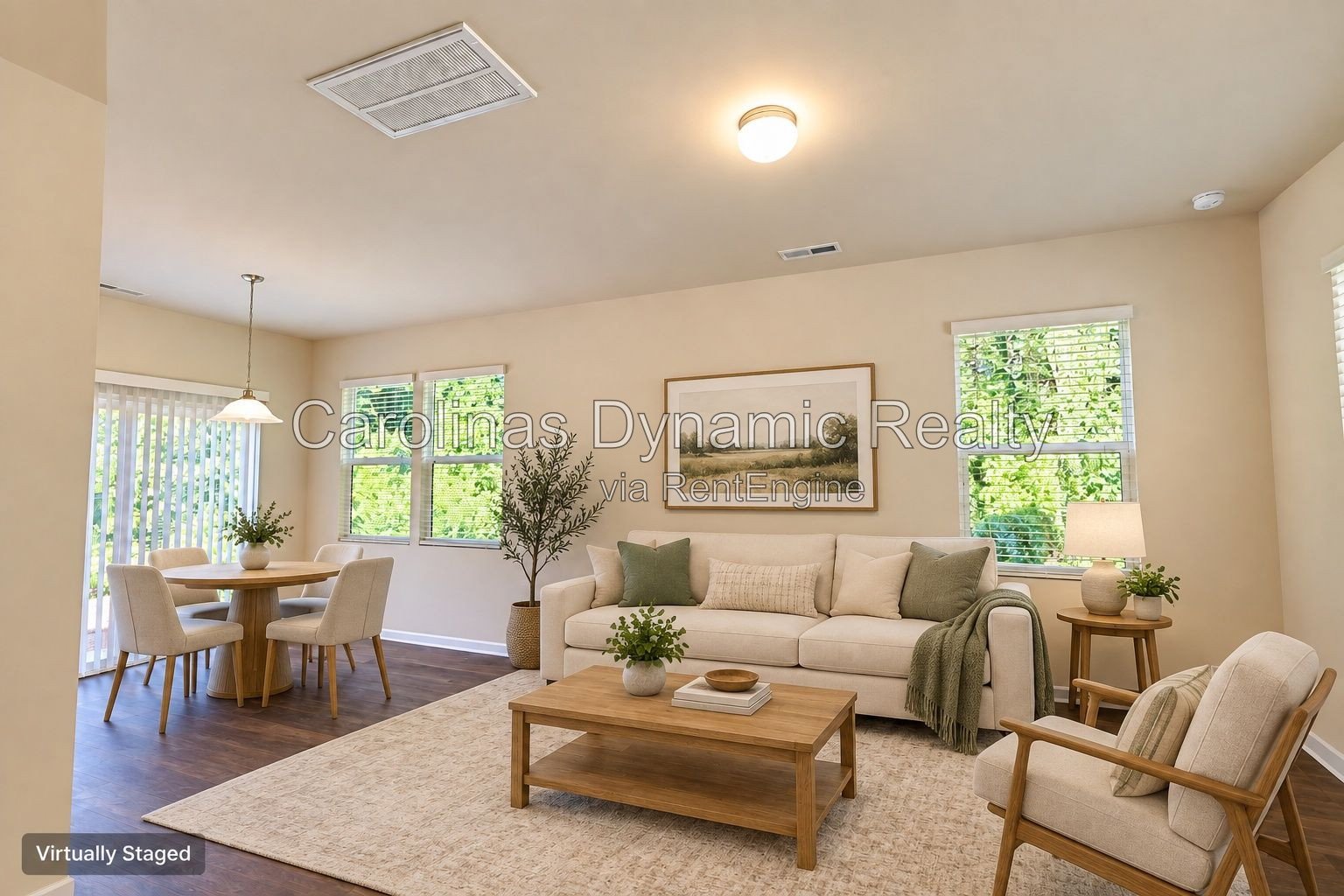 Bright End-Unit Townhome with Two-Car Garage & Convenient Access to I-485 property image