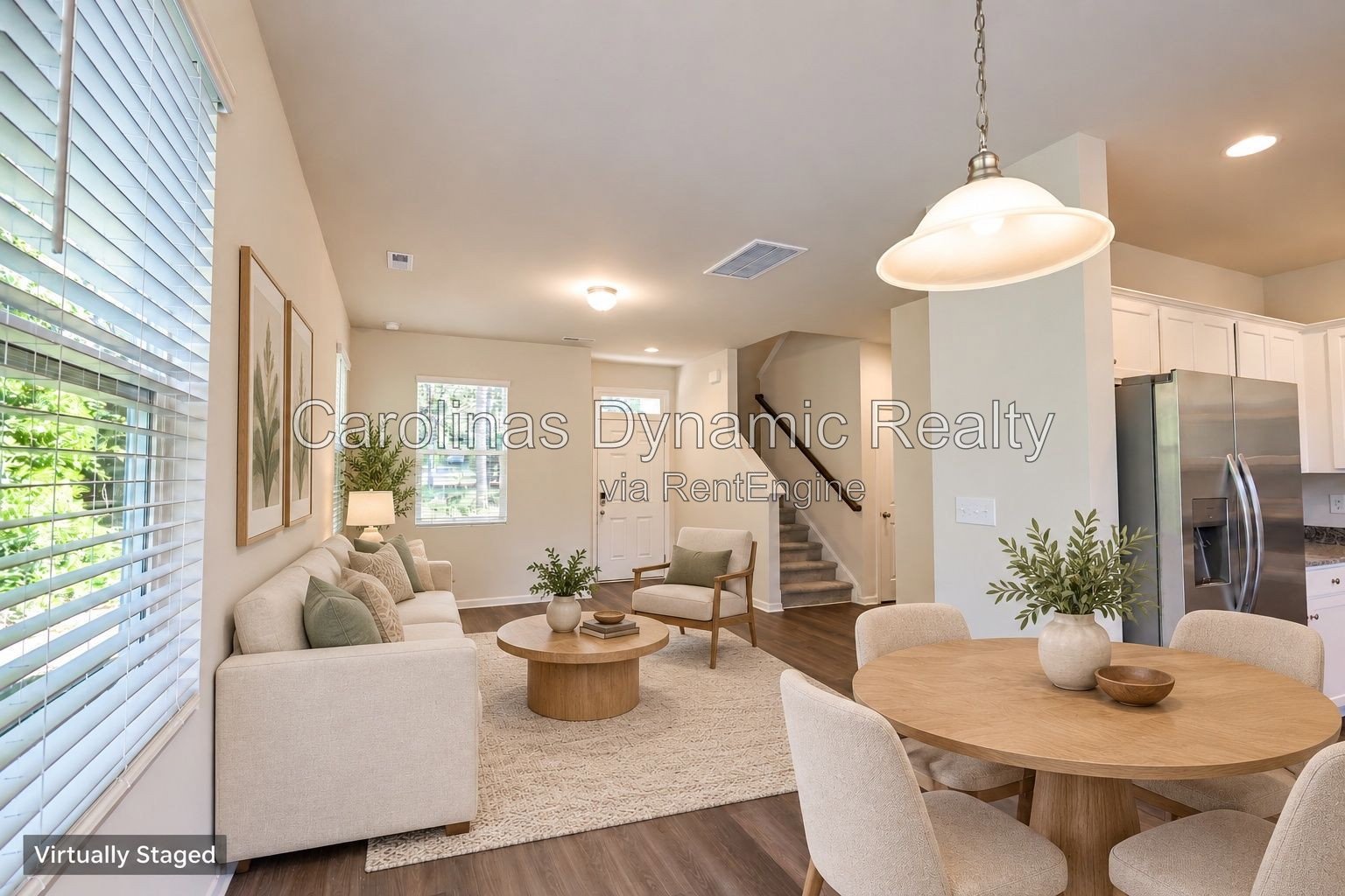 Bright End-Unit Townhome with Two-Car Garage & Convenient Access to I-485 property image