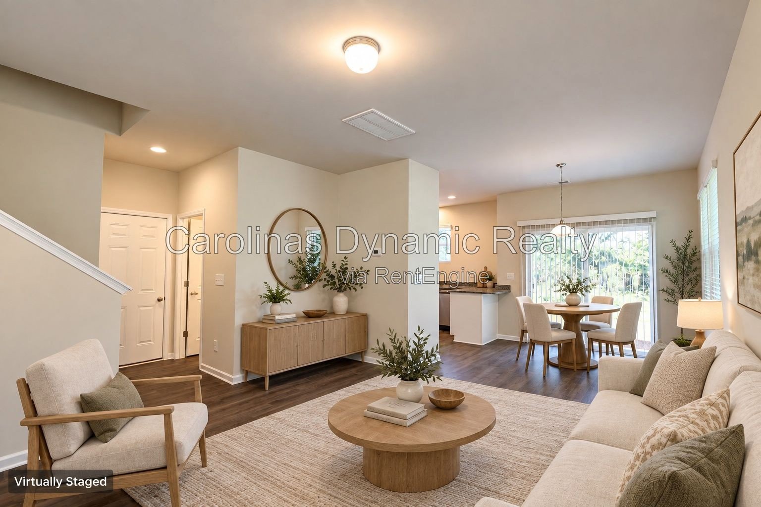 Bright End-Unit Townhome with Two-Car Garage & Convenient Access to I-485 property image