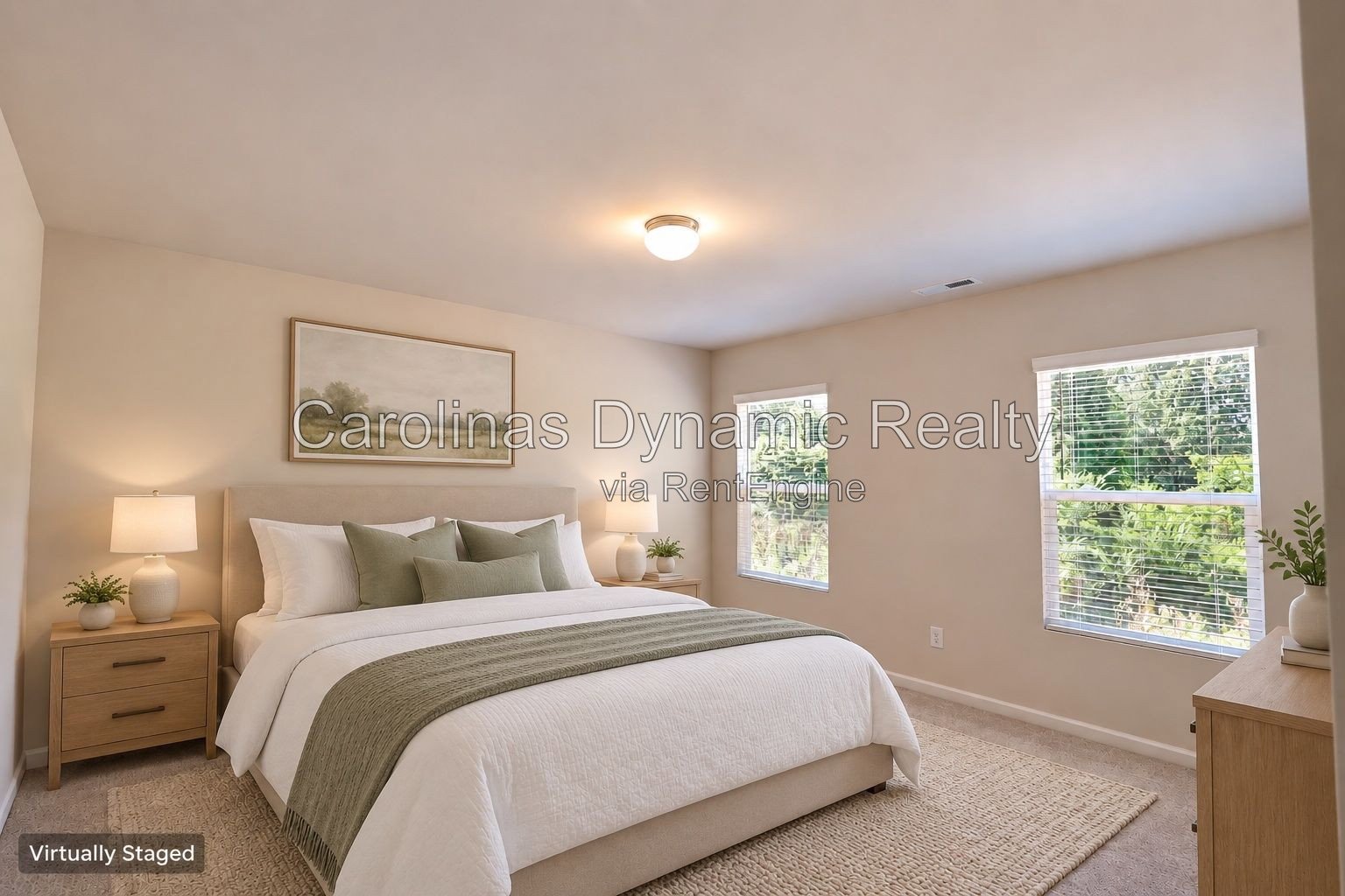Bright End-Unit Townhome with Two-Car Garage & Convenient Access to I-485 property image