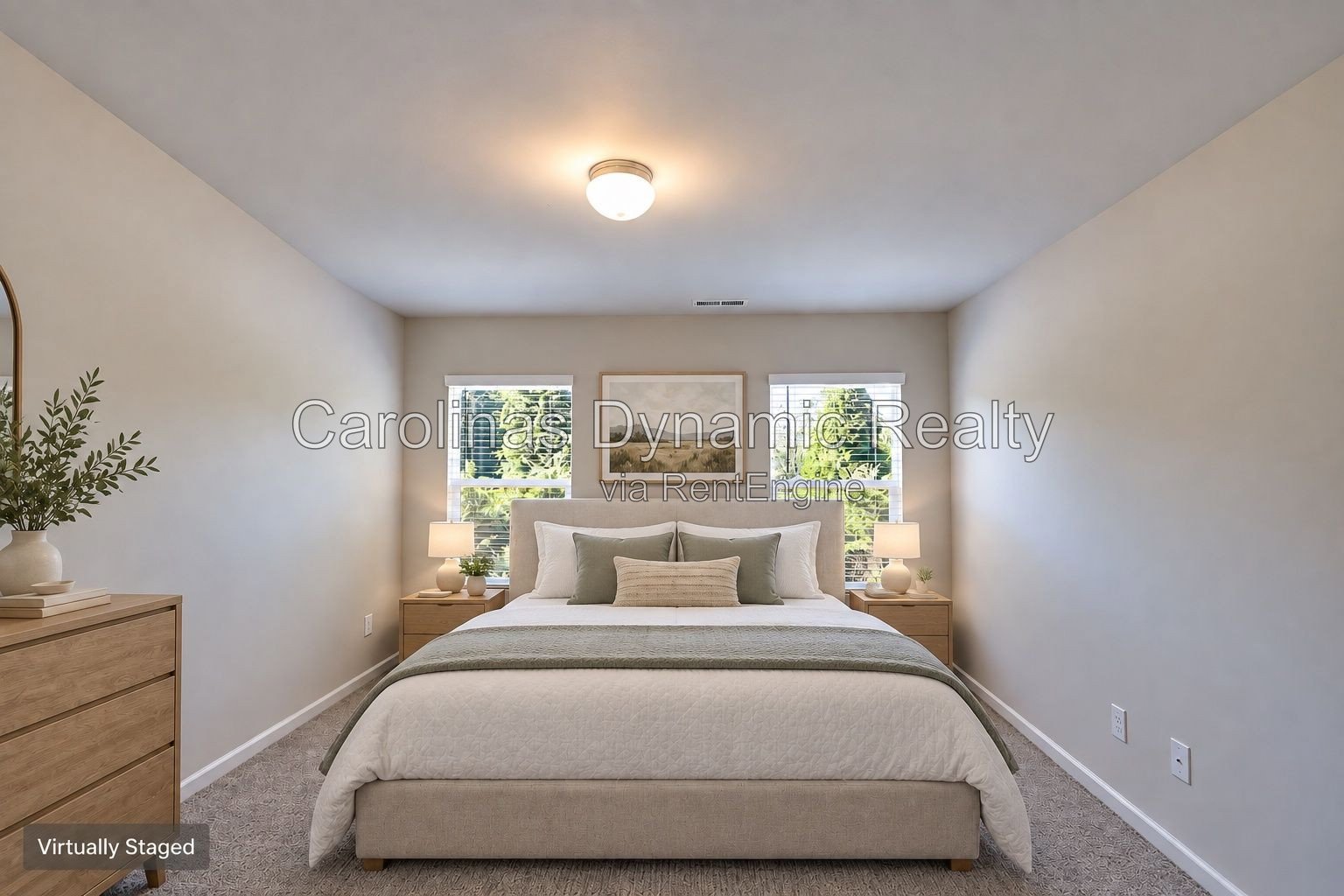 Bright End-Unit Townhome with Two-Car Garage & Convenient Access to I-485 property image