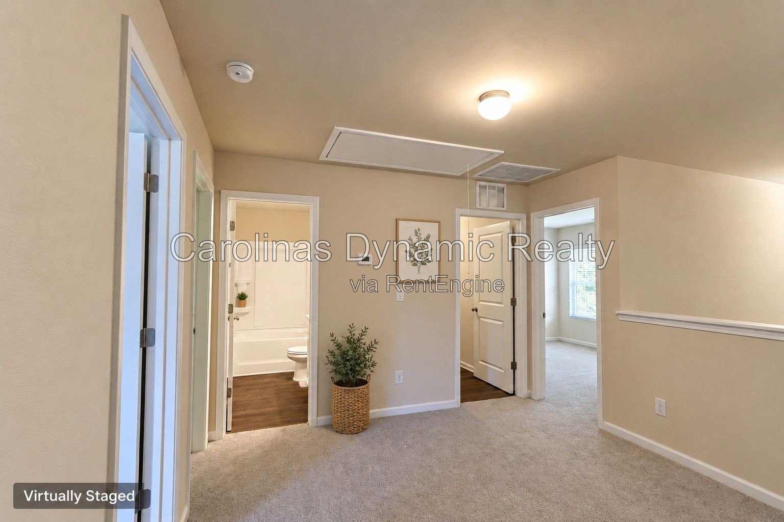 Bright End-Unit Townhome with Two-Car Garage & Convenient Access to I-485 property image