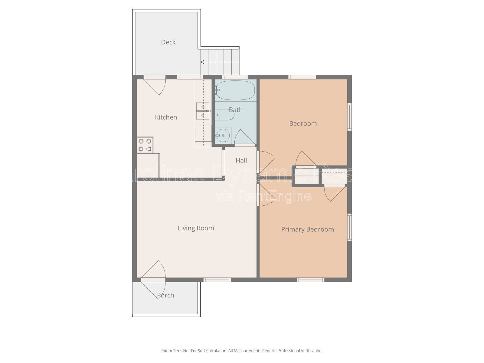 2 Bedrooms | 1 Bath | Hardwood Floors | Fresh Paint | Private Deck property image